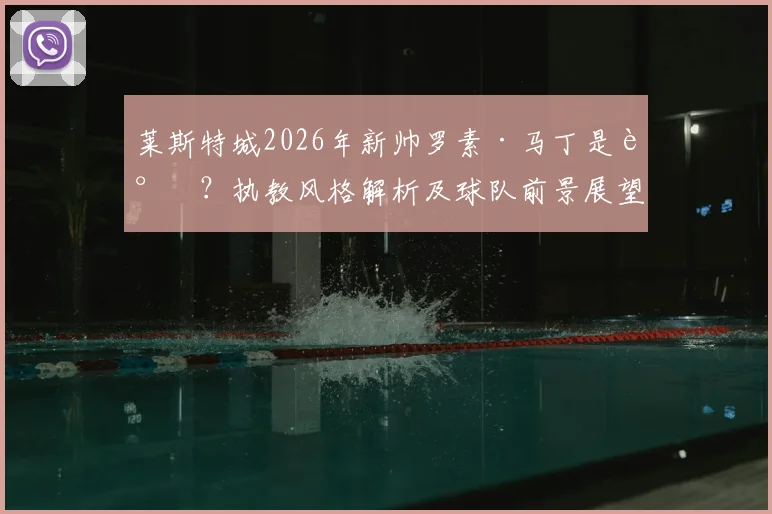 莱斯特城2026年新帅罗素·马丁是谁？执教风格解析及球队前景展望